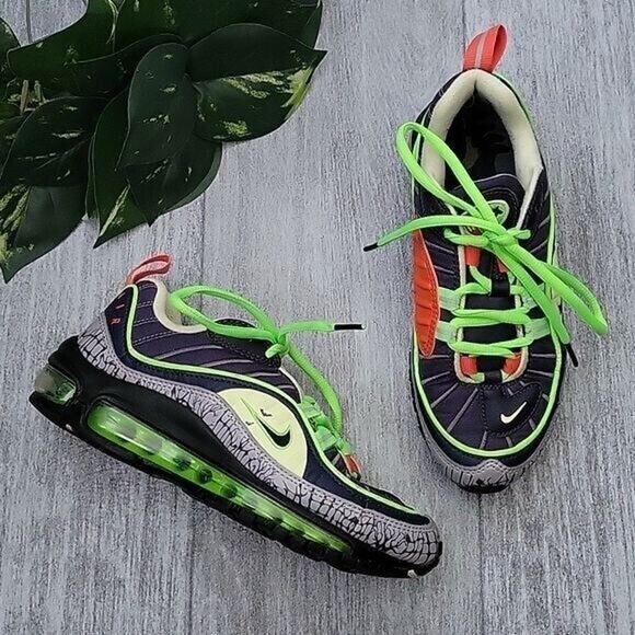 Nike Air Max 98 GS Halloween 2019 Limited Edition Lace Up Sneakers 3.5Y - Picture 1 of 11